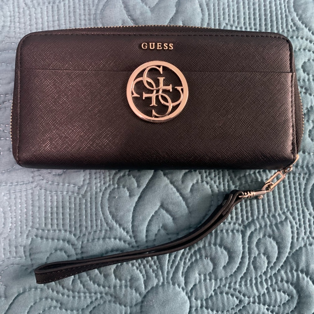 COPY - Guess black Wristlet